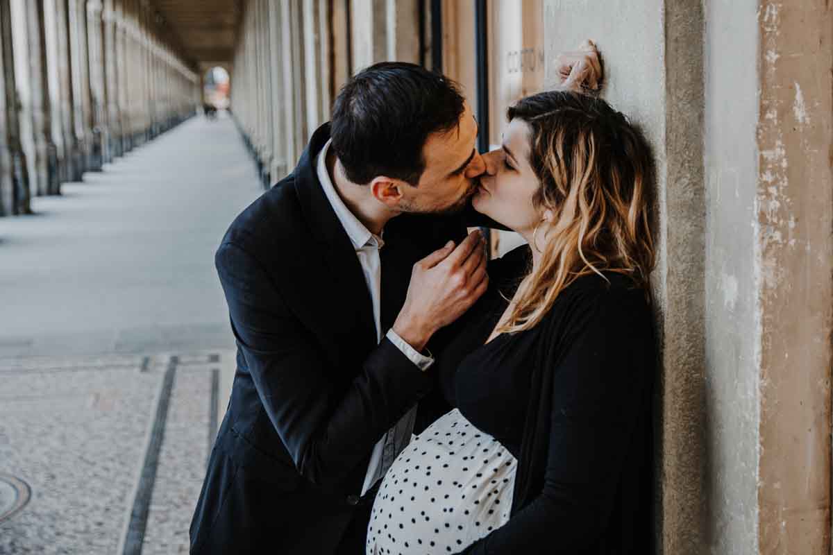 shooting grossesse paris louvre