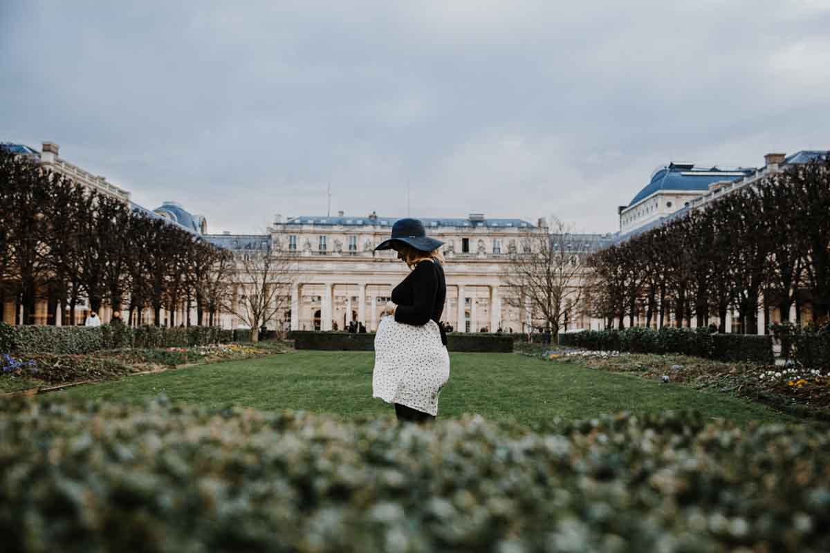 shooting grossesse paris louvre