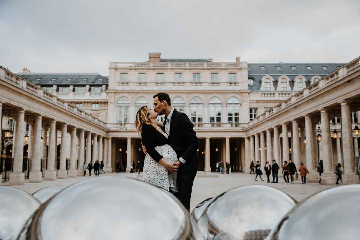 shooting grossesse paris louvre