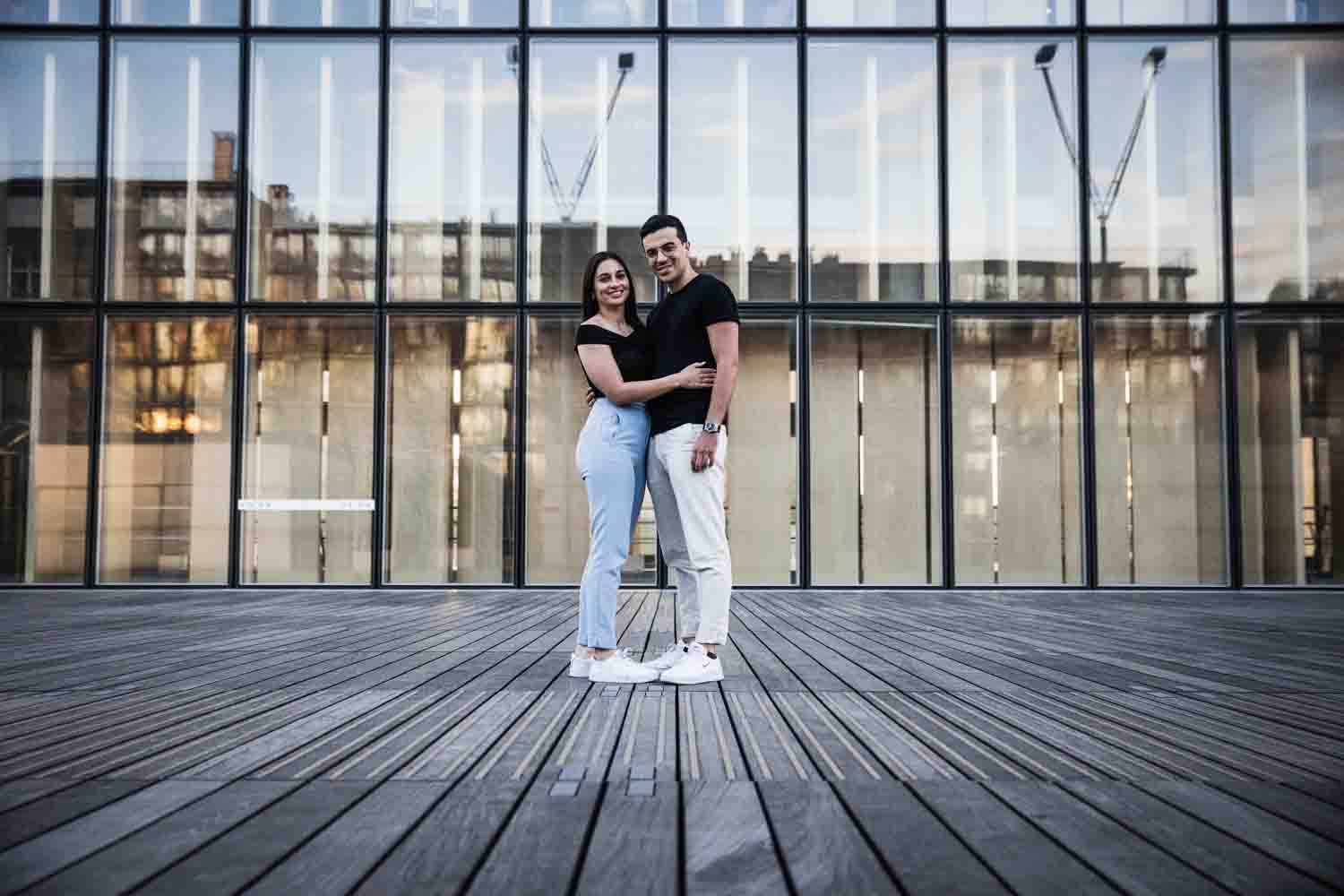 séance couple engagement Paris