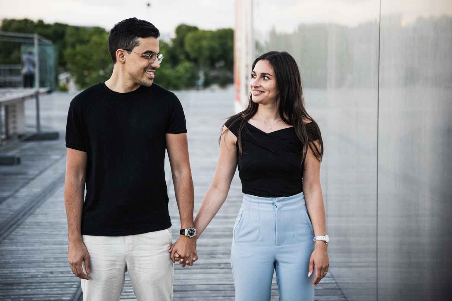séance couple engagement Paris
