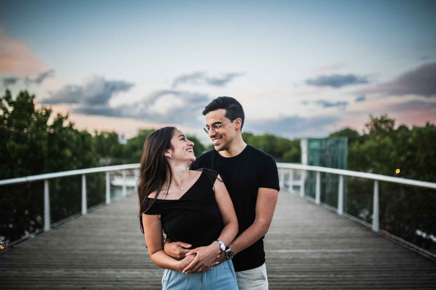 séance couple engagement Paris